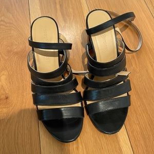 Poppy Barley black slingback sandals in great condition